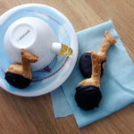 Clafoutis pesche e cioccolato